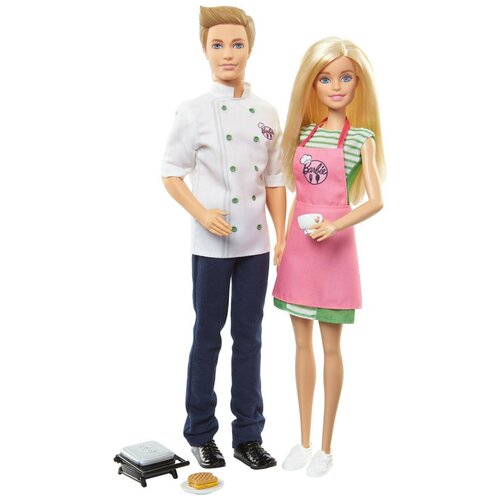 Набор Barbie Барби и Кен шеф-повар, 30 и 32 см, FHP64