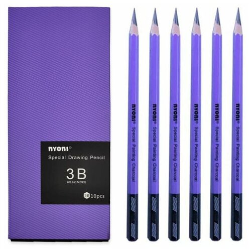 Набор Карандашей Чернографитных 10 шт.