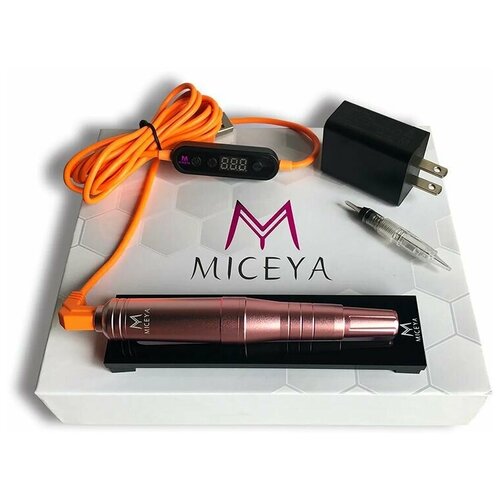 Готовый набор для татуажа и перманентного макияжа Miceya Rotary PMU Permanent Makeup Sets M1 Rose Gold