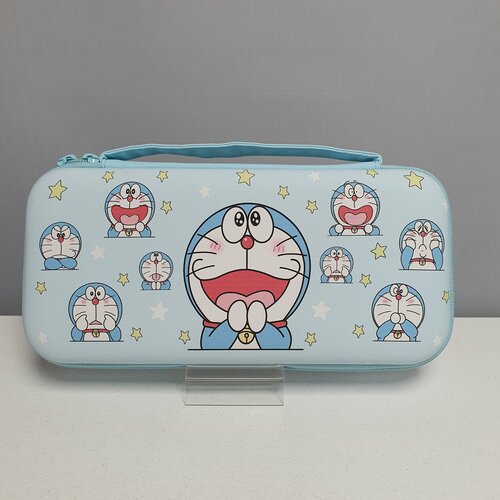 Чехол сумка для Nintendo Switch и Switch OLED Doraemon, кот Дораэмон для консоли и аксессуаров (очень плотный) чехол сумка mario switch switch oled