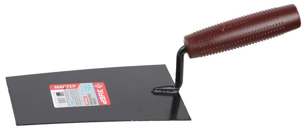 ЗУБР 185 мм с пластмассовой ручкой кельма отделочника мастер (08215-1)