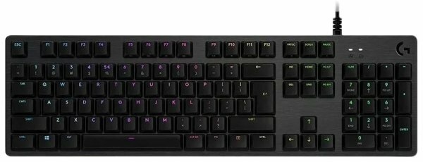 Игровая клавиатура Logitech Logitech G G512 Carbon Logitech GX Brown, черный, русская