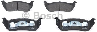 Дисковые тормозные колодки задние Bosch 0986494419 для Jeep Cherokee (4 шт.)