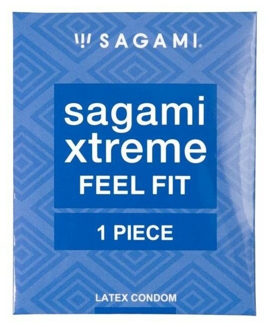 Презерватив Sagami Xtreme Feel Fit 3D - 1 шт.