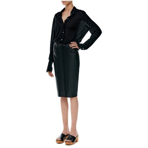 фото Юбка-карандаш titova кожаная (s)