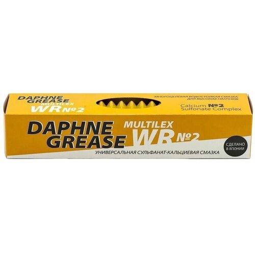 Смазка сульфонат-кальциевая DAPHNE GREASE MULTILEX WR Grade No.2 (400гр) светло-коричневая, мягкая