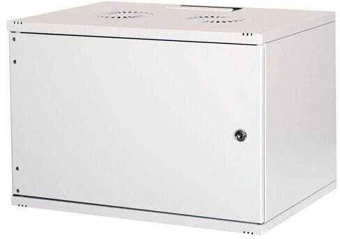 Шкаф коммутационный Lande NetBox Soho LN-SH12U5440-BL-F0-2 настенный 12U 540x400мм пер. дв. металл зад