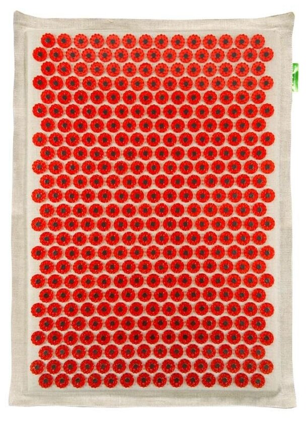 Лаборатория Кузнецова массажный коврик Тибетский аппликатор магнитный на мягкой подложке МА15 (менее острые иглы магнитные вставки) 60x41 см