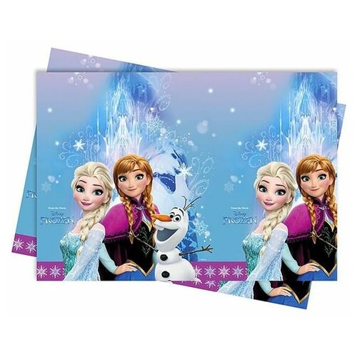 Скатерть Холодное сердце Северное сияние 120180 см 500₽