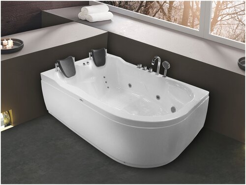 Акриловая ванна Royal Bath Norway RB331100K-L 180x120 с каркасом