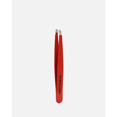 TWEEZERMAN Пинцет для бровей скошенный, Slant Tweezer Signature Red пинцет скошенный tweezerman slant tweezer geranium 1 шт