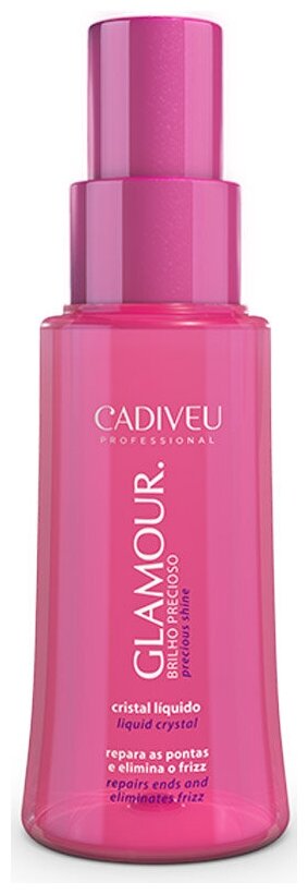 Cadiveu Glamour Cristal Liquid Кристалл-блеск с эффектом термозащиты для волос 65 ml