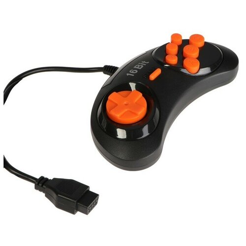 Геймпад для Sega 16-bit 9pin 2 шт в комплекте оранжевый 112800₽