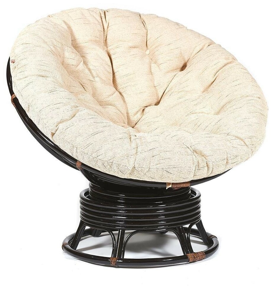 Кресло-качалка ротанг Papasan w 23/01 B Pecan Античный коричневый