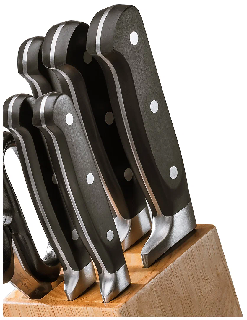 Набор Taller Langford, 5 ножей, ножницы и подставка - фотография № 10