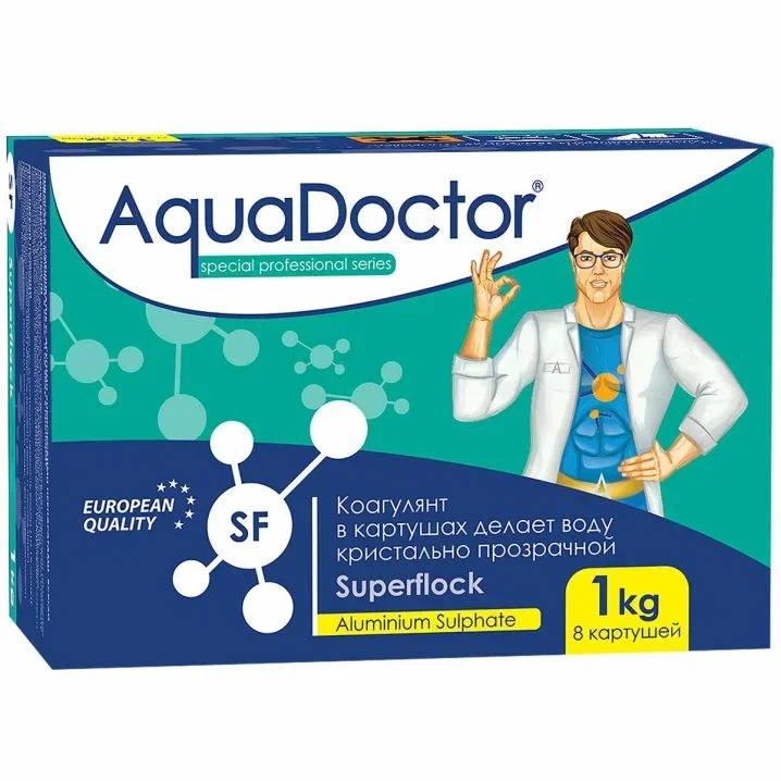 Коагулирующее средство в картушах AquaDoctor Superflock