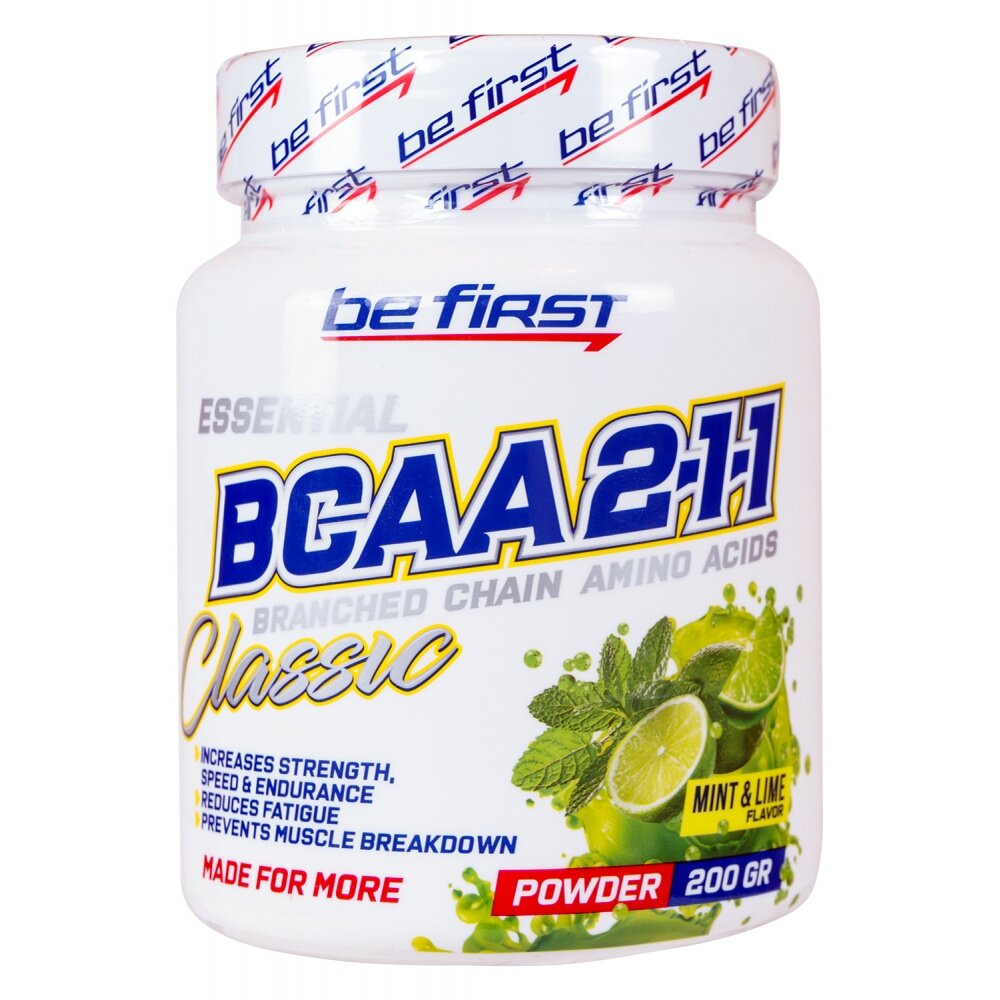 BCAA 2:1:1 Classic Powder, 200 г, Citrus Mix / Цитрусовый Микс