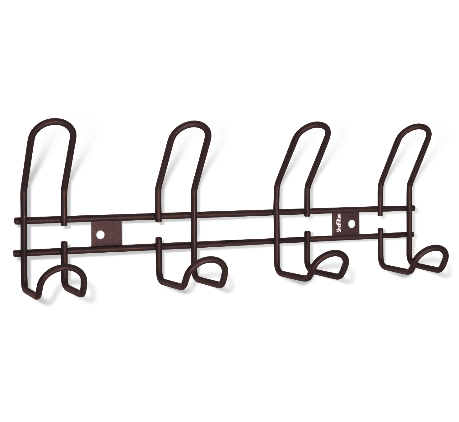 Вешалка Sheffilton SHT-WH14-4 Коричневый муар Размеры: Высота 130мм Глубина 70мм Ширина 375мм