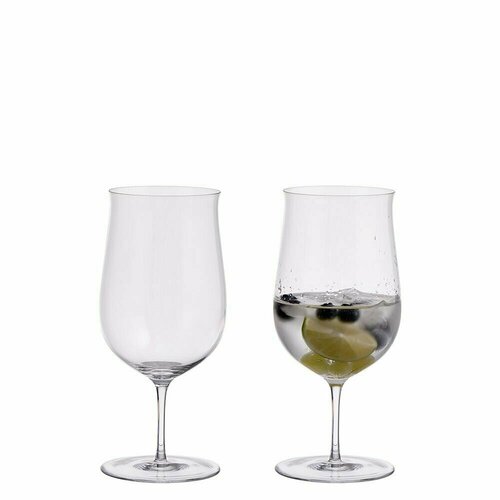Набор бокалов для воды 2 штуки Halimba Crystal Fne Water Glass, 380 мл, прозрачные