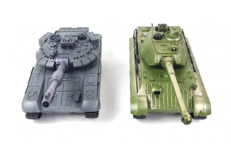 Радиоуправляемый танковый бой Zegan T90 и Tiger King масаб 1:28 ZEGAN ZG-820