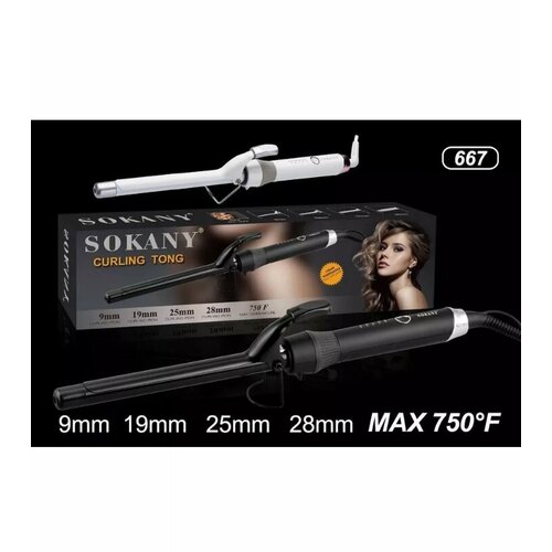 Профессиональная плойка для завивки афро-кудрей SOKANY CURLING TONG 667 139900₽