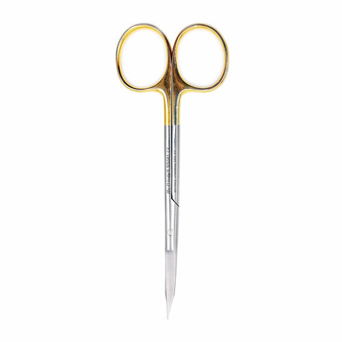 Ножницы Goldman-Fox #5081, Perma Sharp, изогнутые, 1 зубчатое лезвие, 12,5 см