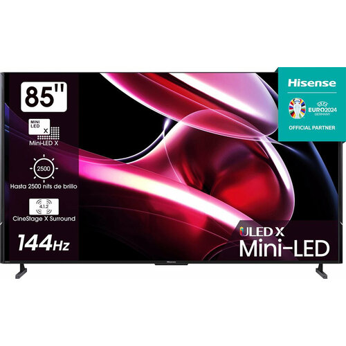 HISENSE Телевизор LED Hisense 85 85UXKQ темно-серый 4K Ultra HD 120Hz DVB-T DVB-T2 DVB-C DVB-S DVB-S2 USB WiFi Smart TV 85UXKQ 38334000₽