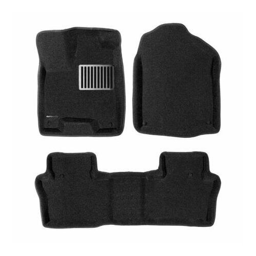 Emc3d-002600_коврики Салона Текст. 3d Euro-Std Acura Mdx (2014-) / Honda Pilot (2016-) (Emc3d) C3 Euromat 3D арт. EMC3D-002600