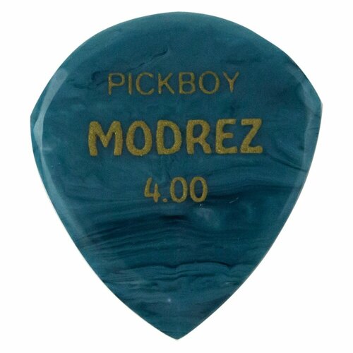 медиатор для гитары pickboy modrez pick pbmdztqp200 разноцветный 2 мм 1 шт Медиатор для гитары Pickboy Modrez Pick PBMDZTQP400, разноцветный, 4 мм, 1 шт