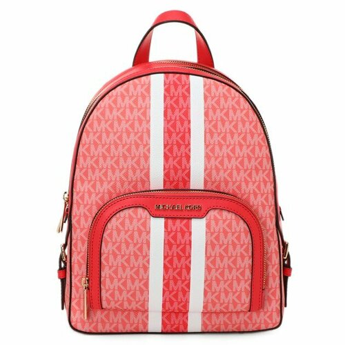 рюкзак michael kors модель jaycee черный в монограмму с двумя отделениями michael kors large womens travel school backpack Рюкзак MICHAEL KORS, розовый