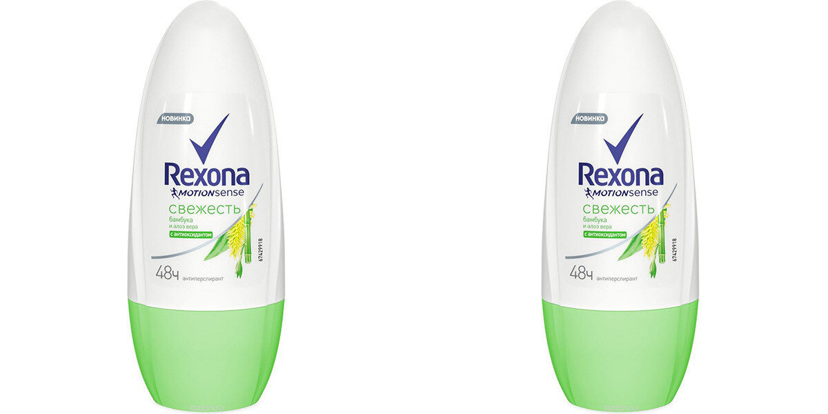 фото Rexona антиперспирант Motionsense Свежесть бамбука и алоэ вера, ролик
