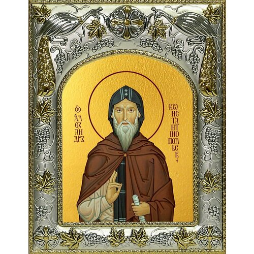 Икона Александр Константинопольский, преподобный