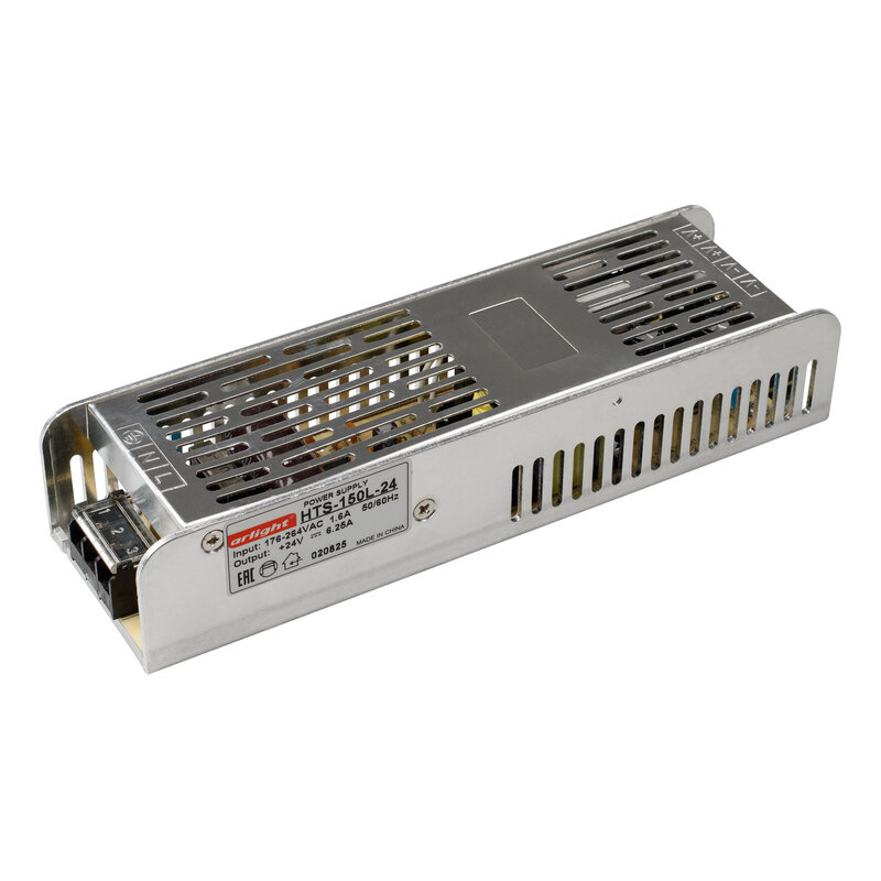 020825 Блок питания HTS-150L-24 (24V, 6.25A, 150W) Arlight - фото №4