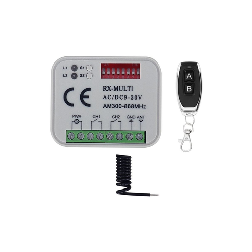 Приемник Run Energy двухканальный для шлагбаумов и ворот AM300-868MHz универсальный
