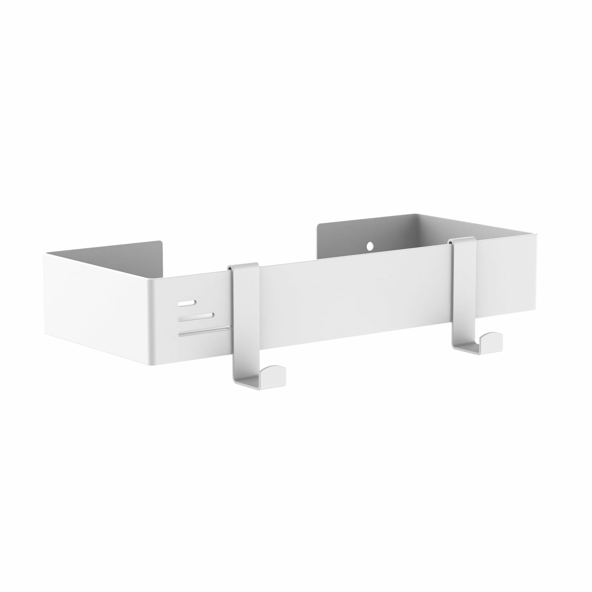 Полка для ванной с крючками на душевую стойку универсальная, Diadonna