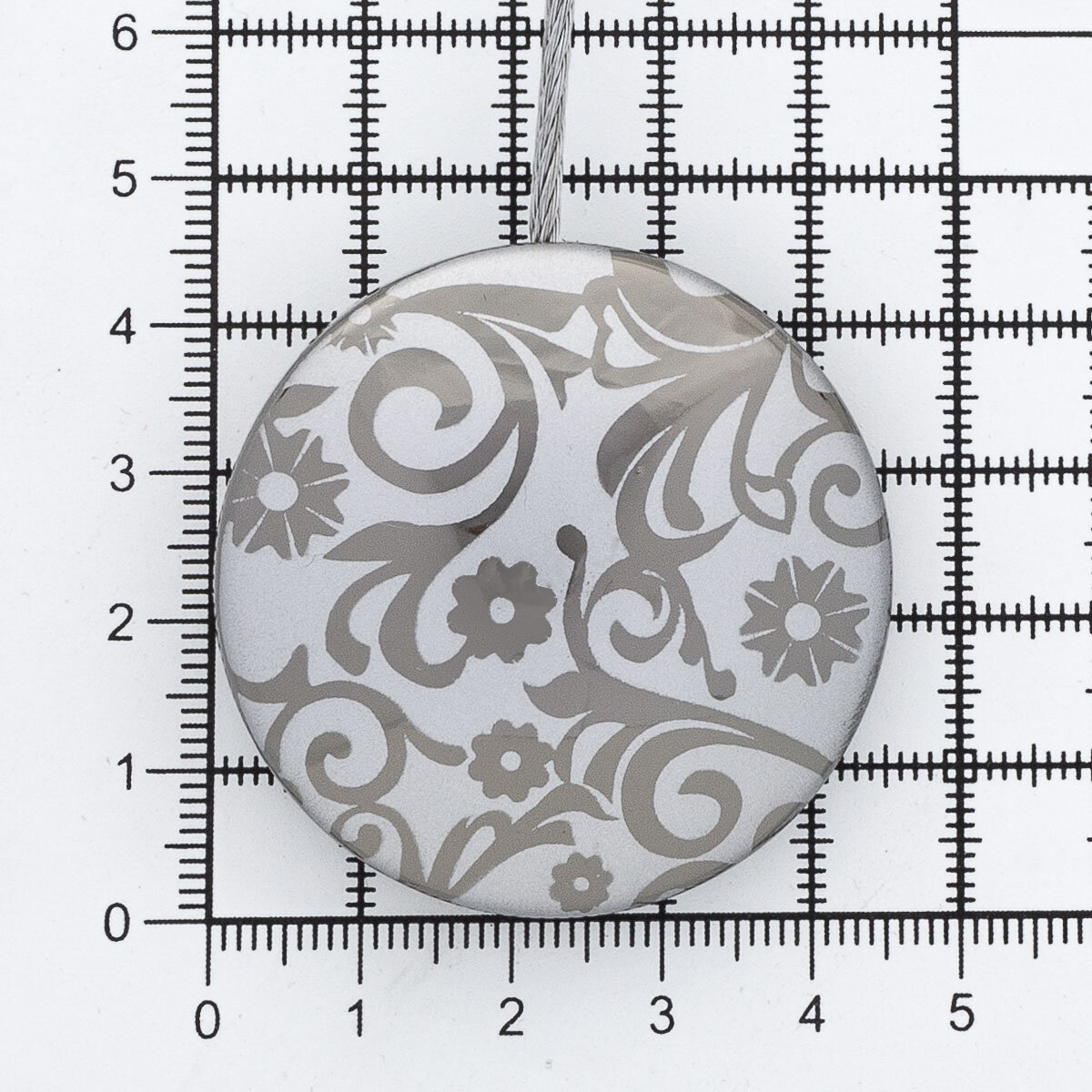 Подхват для штор магнитный, диаметр 4,5 см, длина троса 30 см, SmolTex (26Т) — фото 1