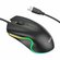 Мышь игровая проводная HOCO GM19 Enjoy USB, 1000dpi, RGB, 1.4м (черный)