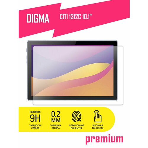 Защитное стекло на планшет Digma CITI 1312C 101 Дигма сити 1312С гибридное гибкое стекло AKSPro 635₽