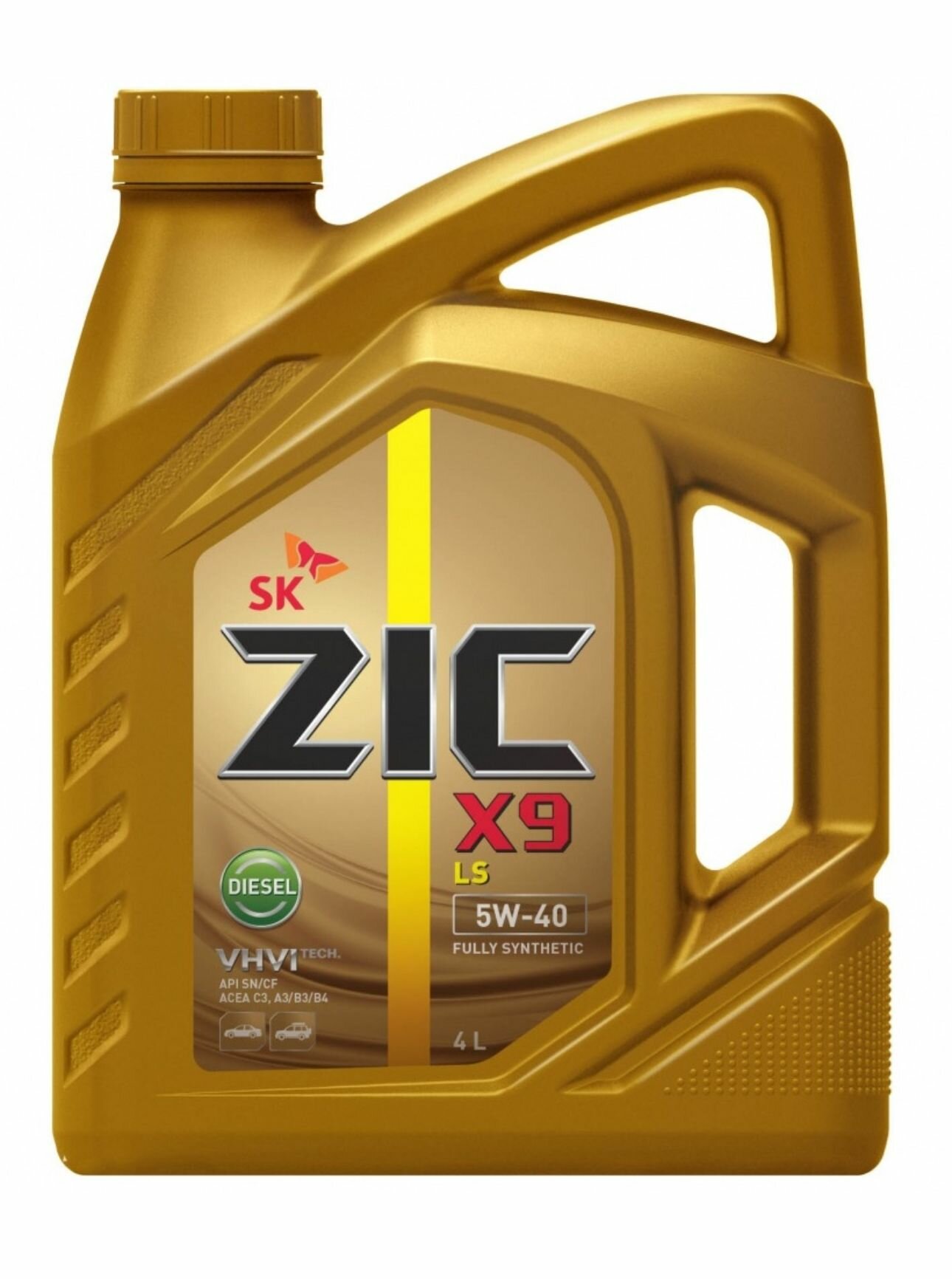 Масло моторное ZIC X9 LS Diesel 5W-40 4 л 162609