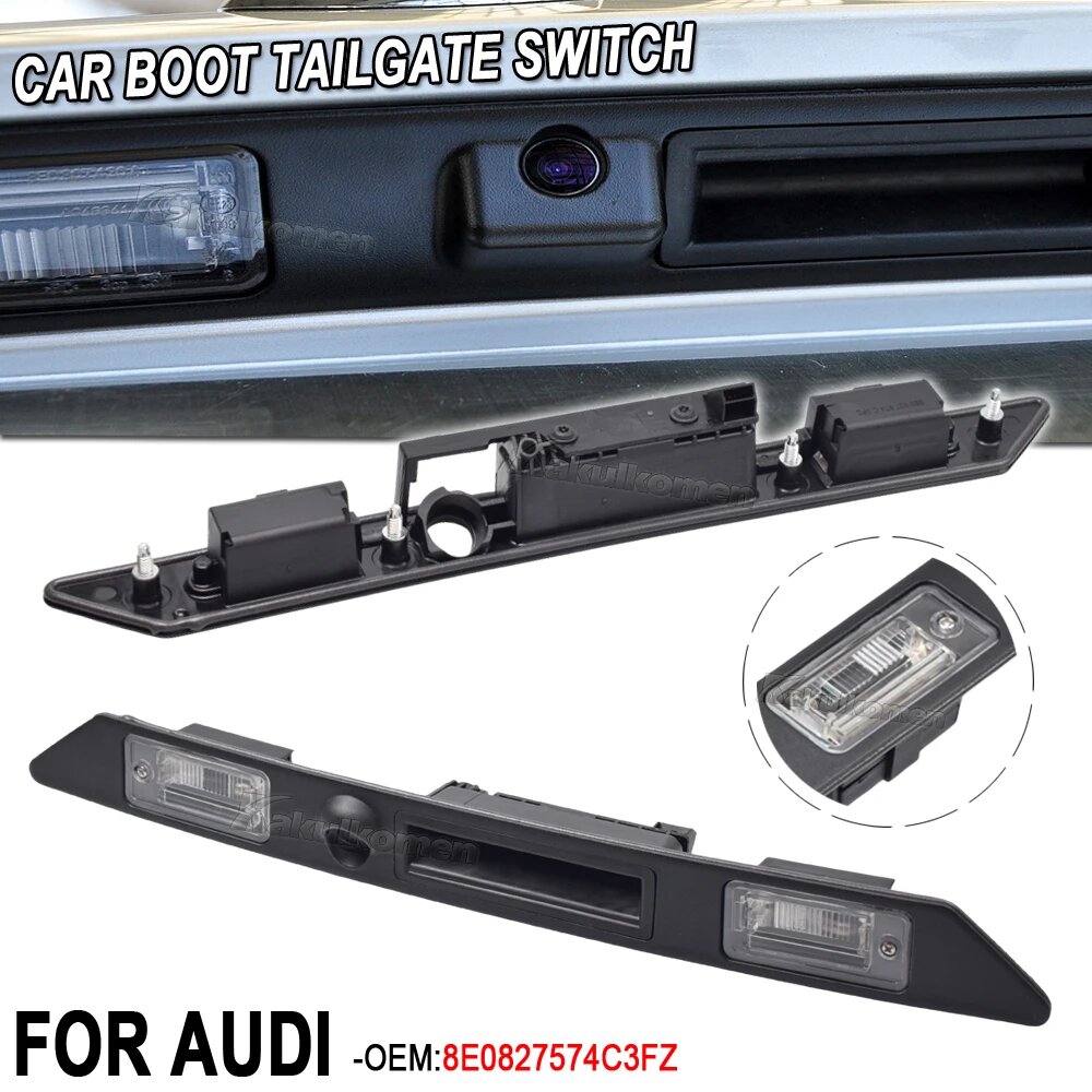Автомобильные детали 8E0827574C3FZ, подсветка номерного знака в сборе для Audi A4 S4 A5 S5 A6 S6 A8 S8 RS4, 1Pcs — фото 1