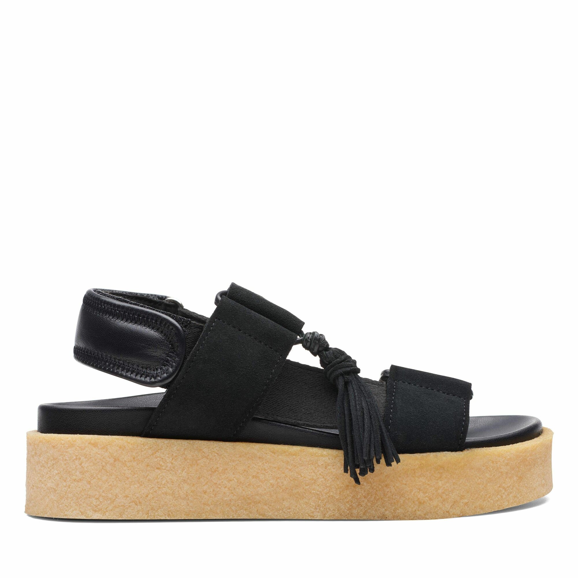 Сандалии Clarks Crepe SNDL, размер 39, black combi — фото 1