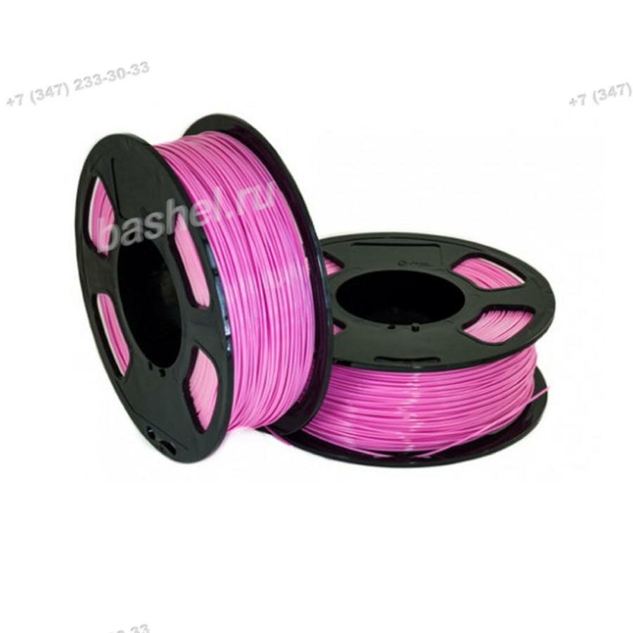Пластик для 3D принтера GF PETG Розовый (Pink) 175 мм. 1 кг Geek Filament