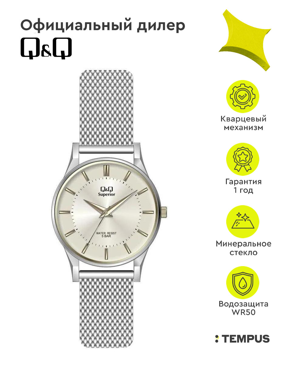 Мужские наручные часы Q&Q Superior S308J200Y