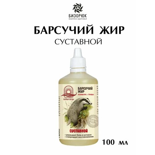 Бальзам Барсучий жир, для суставов 100 мл, Божьи воды средство, крем