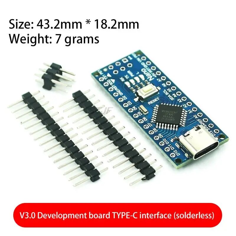 Плата микроконтроллера Nano V3.0 ATmega328P CH340G