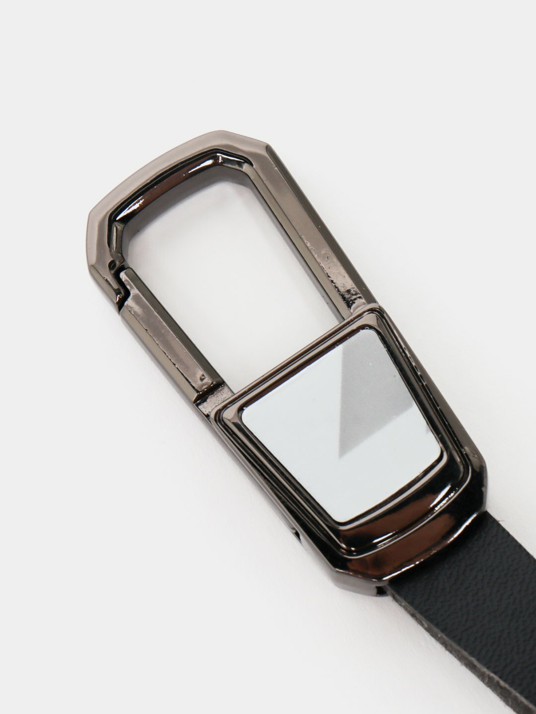 Брелок-карабин, серый — фото 1