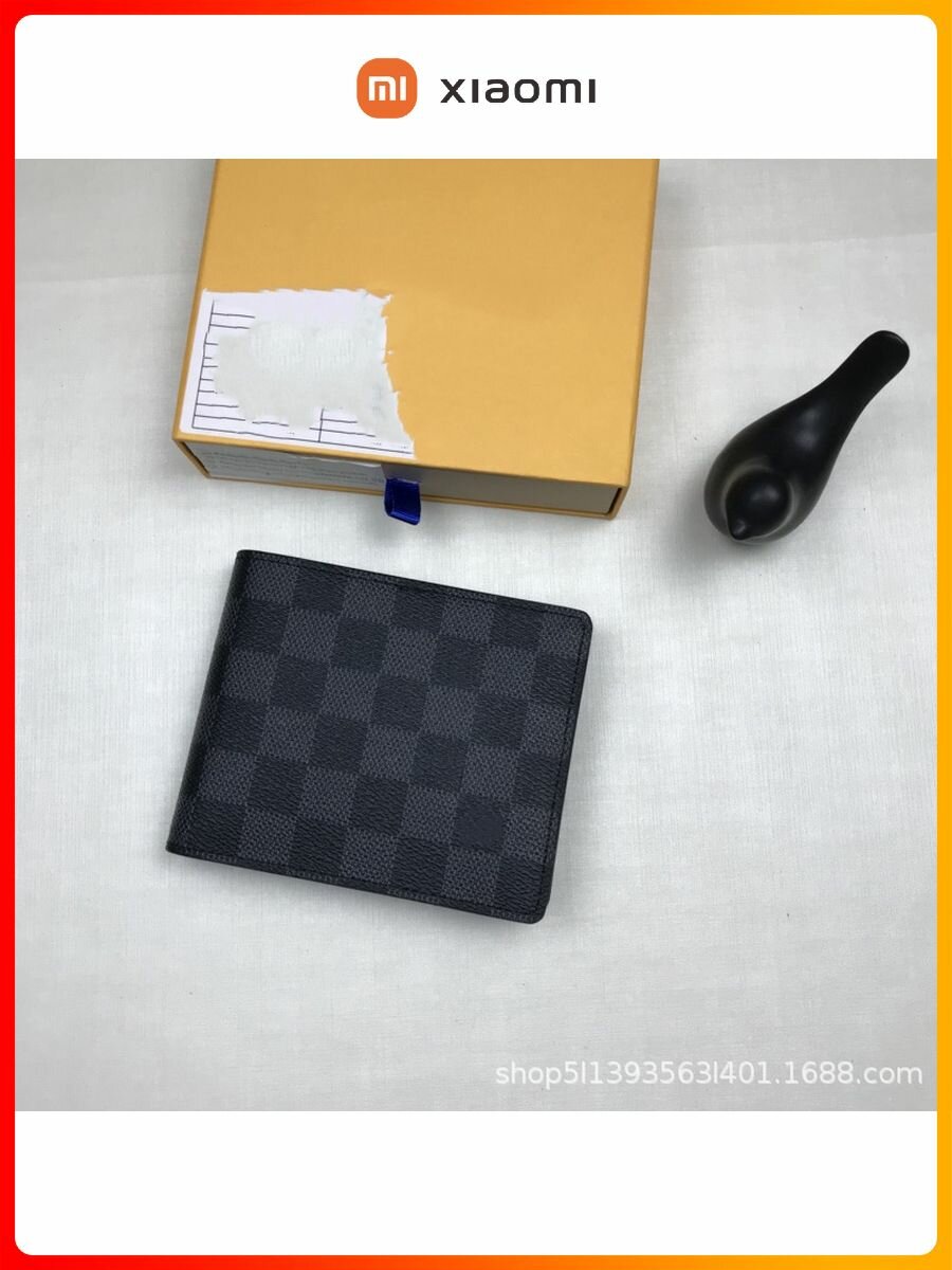 Автовизитки Xiaomi Бумажник Xiaomi, коричневый, белый