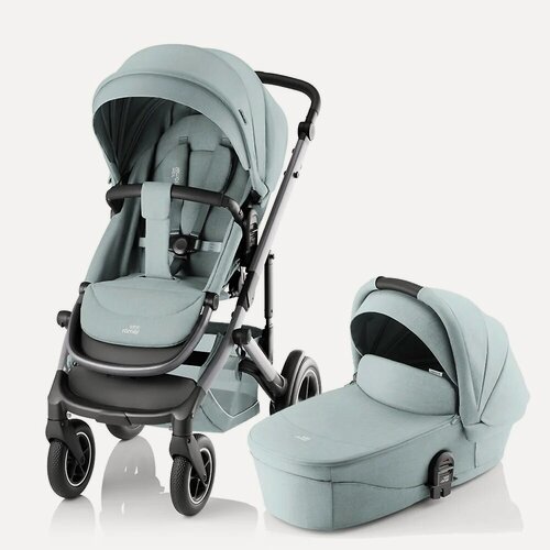 Изображение товара Детская коляска 2в1 Britax Römer Smile 5Z, цвет Harbor Blue / 2025 (Бирюзовый), артикул производителя SM37904