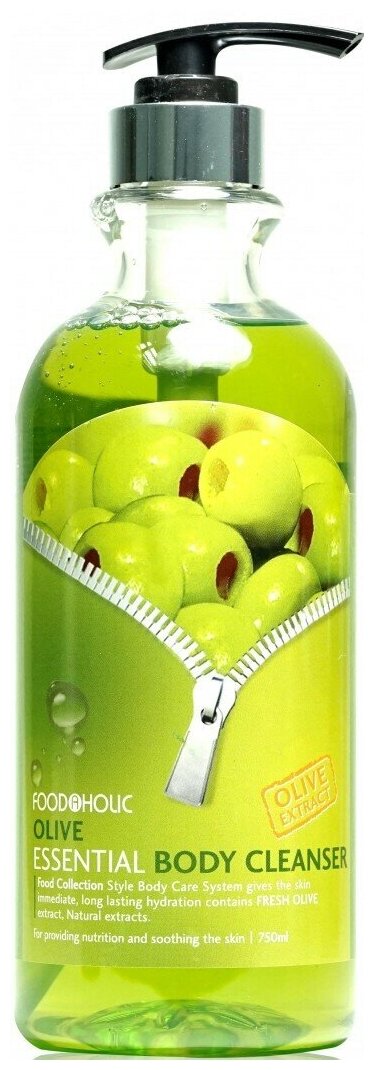 Гель для душа Foodaholic Olive essentialолива, 750 мл, 840 г