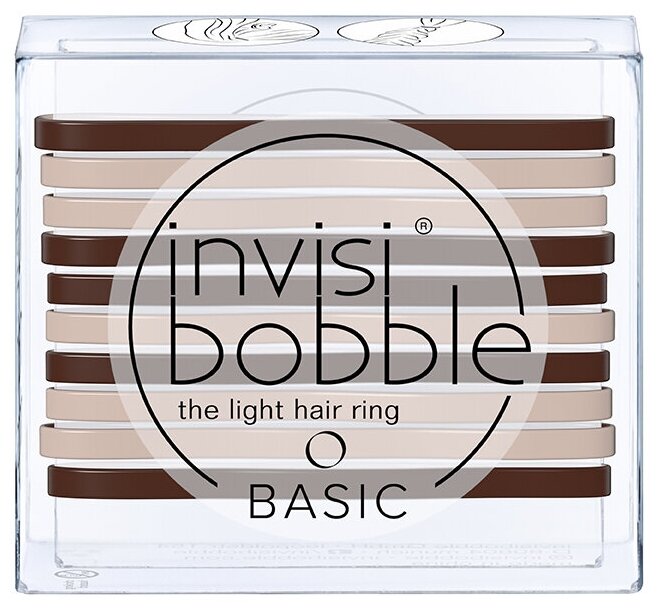 INVISIBOBBLE BASIC - резинка для волос Резинка для волос BASIC Mocca & Cream 10 шт